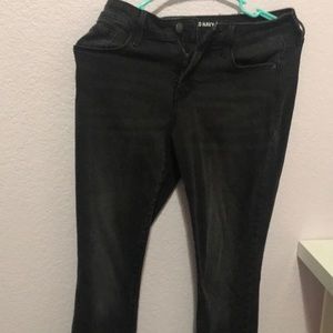 OLD NAVY ROCKSTAR BLACK JEGGINGS